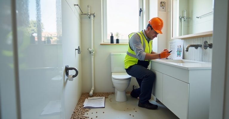 add toilet existing bathroom plumbing