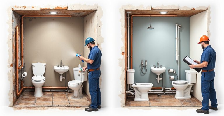 keep existing plumbing renovation