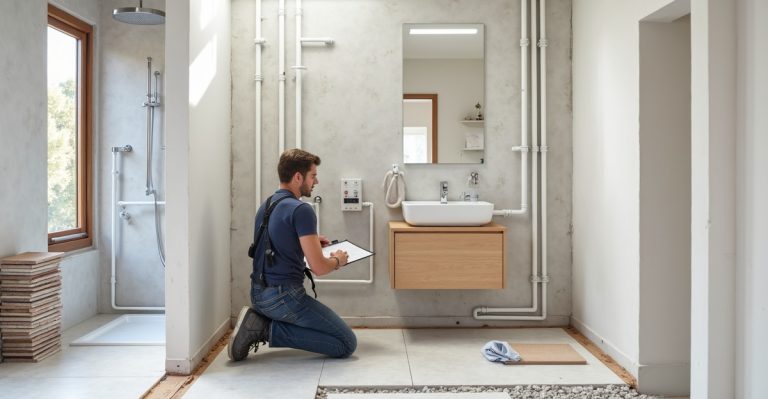 plumbing checklist before tiling